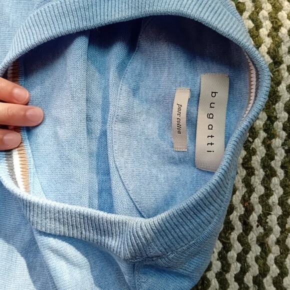 Bugatti XL Cotton Elbow Patch Long Sleeve - Picture 10 of 10